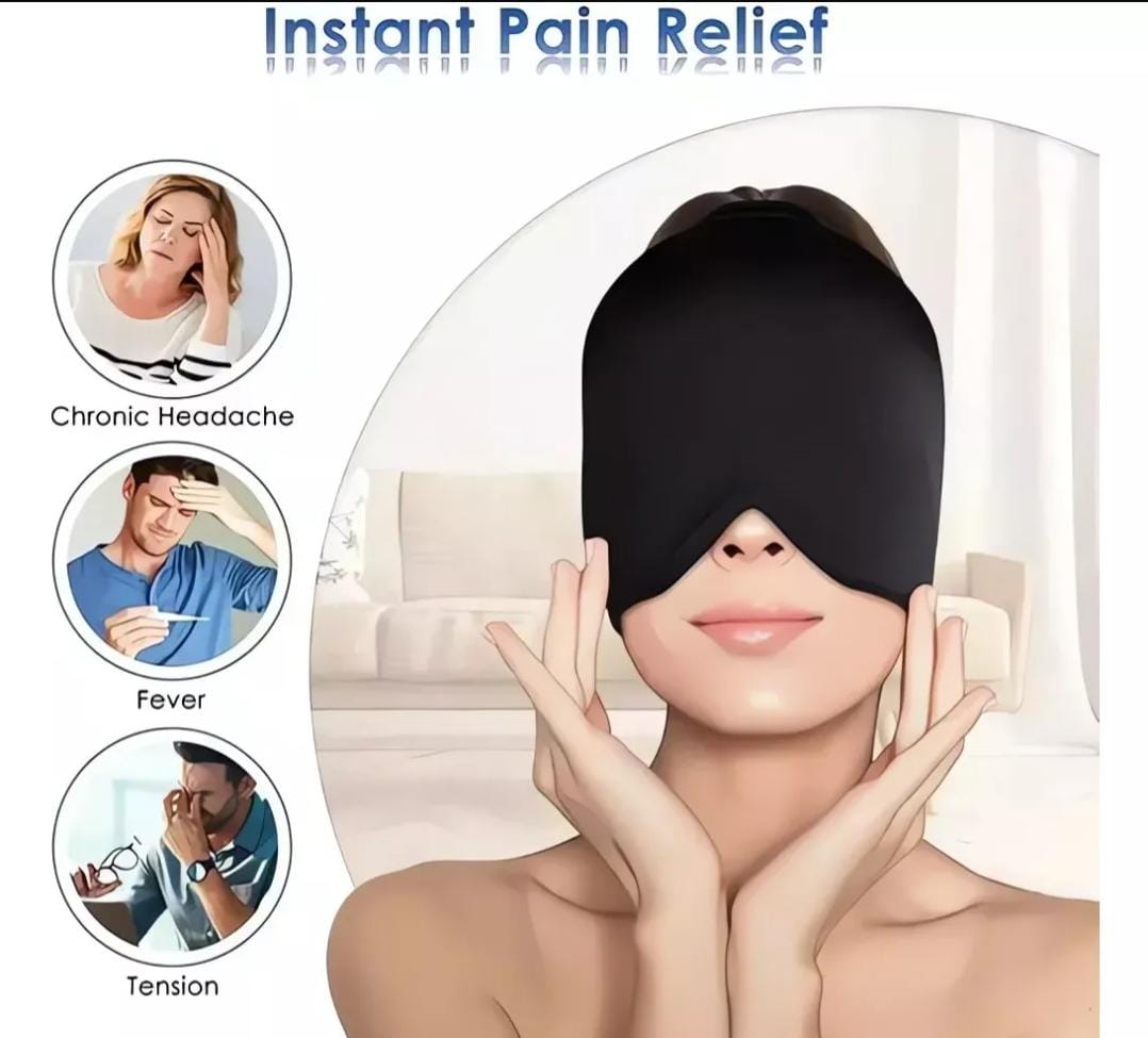 Gorro Para Migraña Alivio Compresa De Gel
